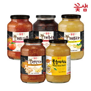 꽃샘 1kg 유자차/레몬차/자몽차/생강차/대추차/유자청/한라봉청